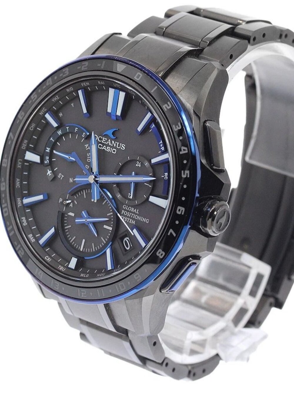 CASIO Oceanus OCW-G1200B-1AJF GPS Solar Powered Radio Men's Watch_953519